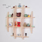 Wall-mounted Solid Wood Wall-mounted Tea Cup Holder