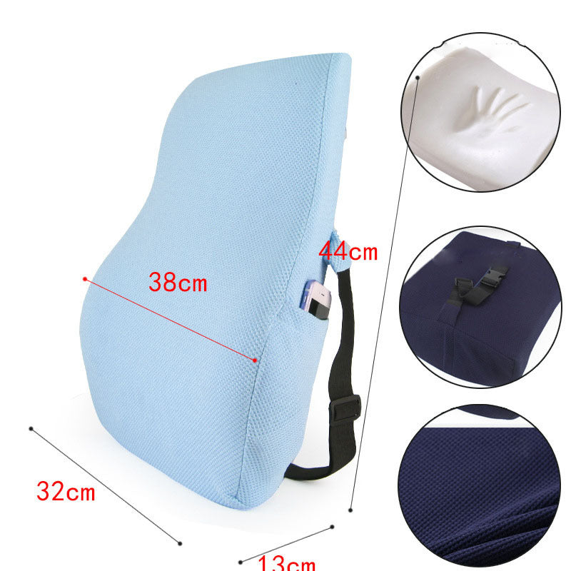 Car Seat Memory Foam Waist Cushion