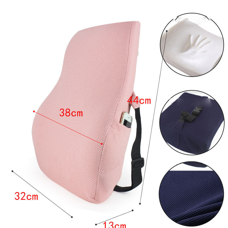 Car Seat Memory Foam Waist Cushion