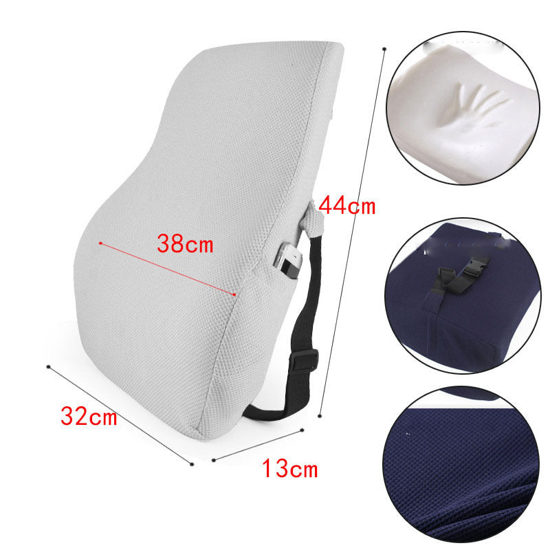 Car Seat Memory Foam Waist Cushion