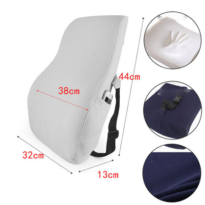 Car Seat Memory Foam Waist Cushion
