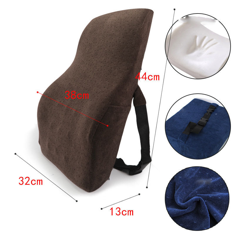 Car Seat Memory Foam Waist Cushion