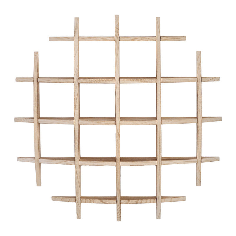 Wall-mounted Solid Wood Wall-mounted Tea Cup Holder