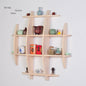 Wall-mounted Solid Wood Wall-mounted Tea Cup Holder