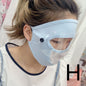 Ice Silk Full Face Mask Eye Protection Reusable Multifunctional Face Cover