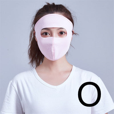 Ice Silk Full Face Mask Eye Protection Reusable Multifunctional Face Cover